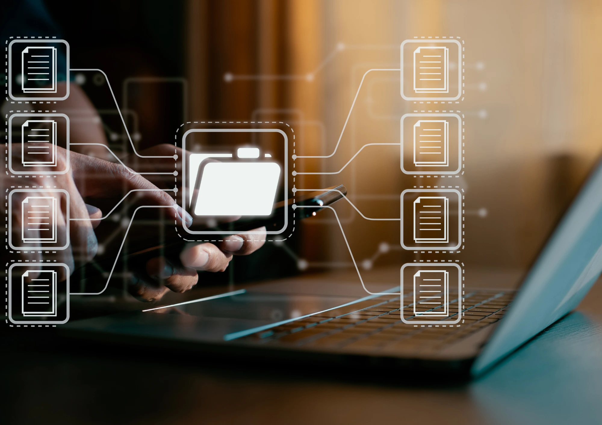 Secure Simple Document Storage Efficiency