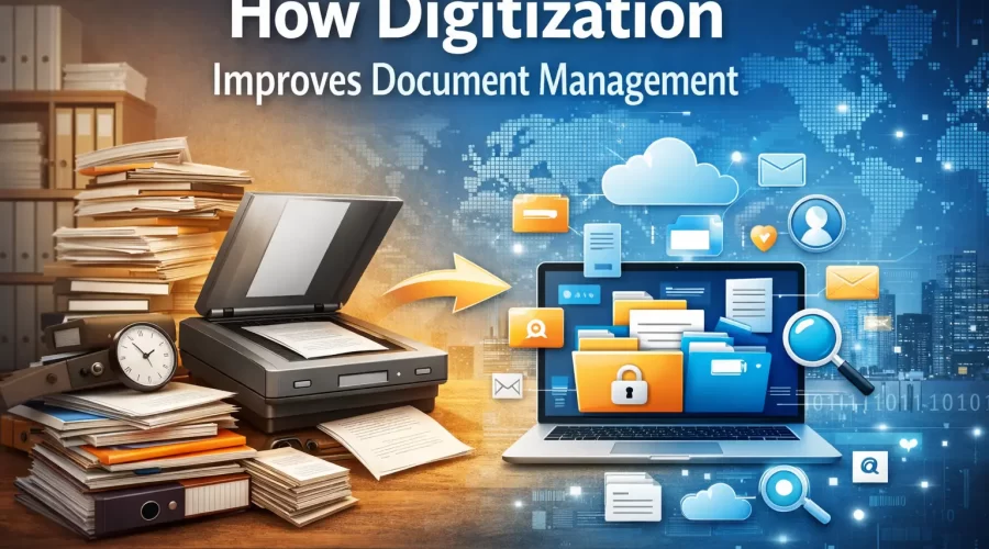 How Digitization Improves Document Management