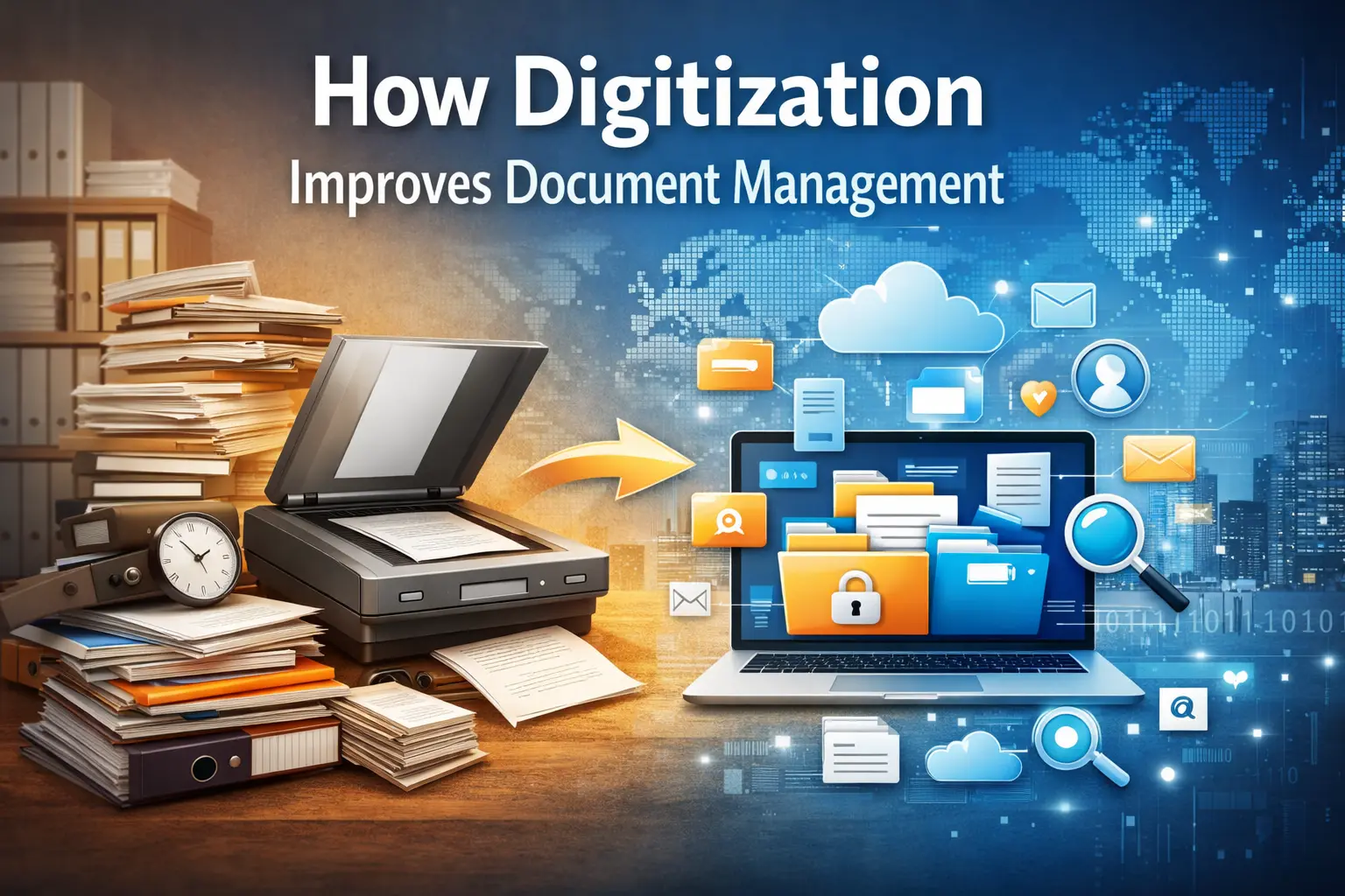 How Digitization Improves Document Management