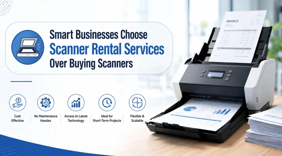 Smart scanner rental for businesses