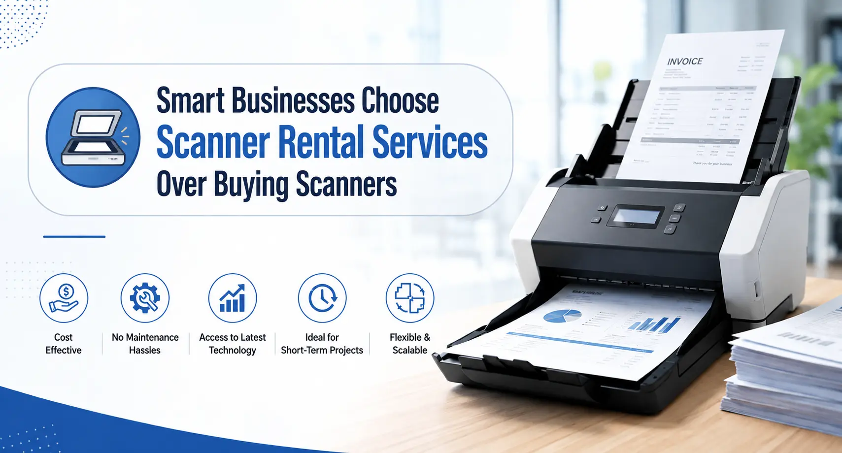 Smart scanner rental for businesses