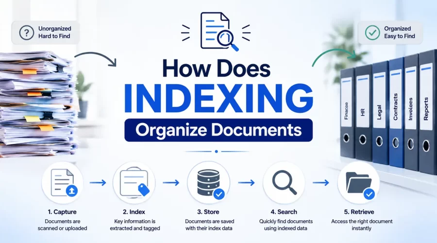 Role of Indexing in organize documents