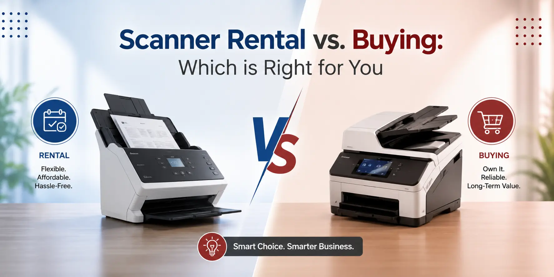 Scanner rental vs buying comparison